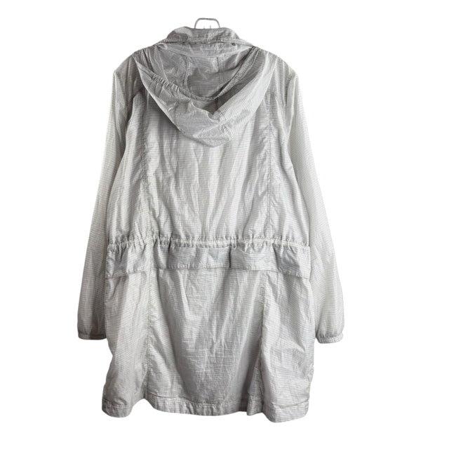 LOLE Size X-LARGE White/Gray Check Polyester JACKET