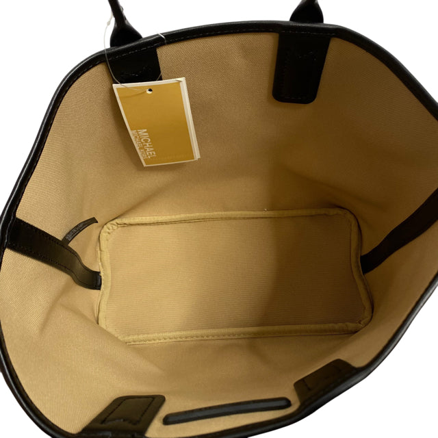 MICHAEL KORS Gray/Black Monogram Coated Canvas Handbag NWT PURSE