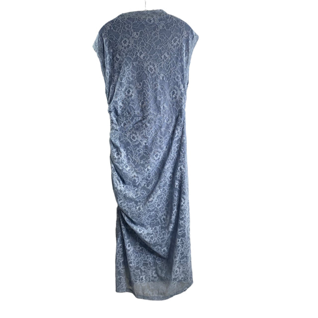 ANTHROPOLOGIE Size LARGE Light Blue Lace Sleeveless Polyester NWT DRESS