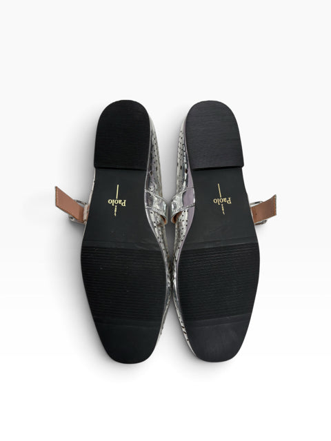 PAOLO Silver Mary Jane SHOE