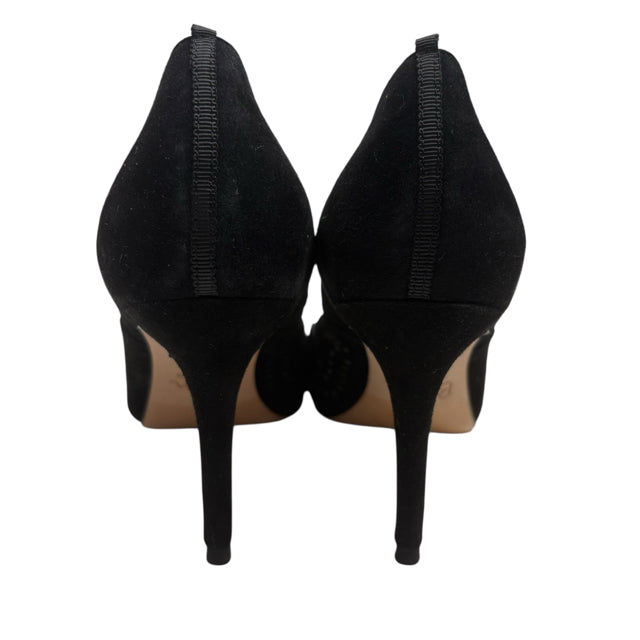 BODEN Size 40 Black Pump Suede SHOE