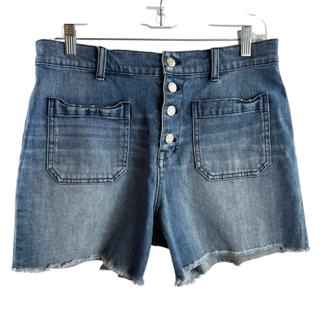 MADEWELL Size 29 Blue Pockets Button Fly Denim SHORTS