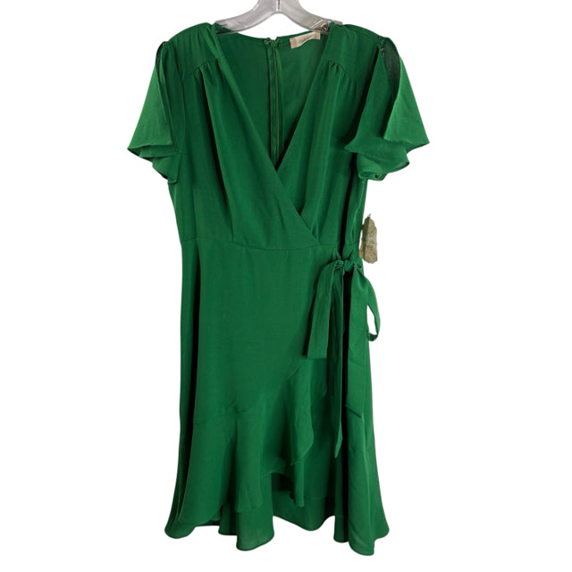 ALTR'D STATE Size LARGE Green Cap Sleeve NWT DRESS