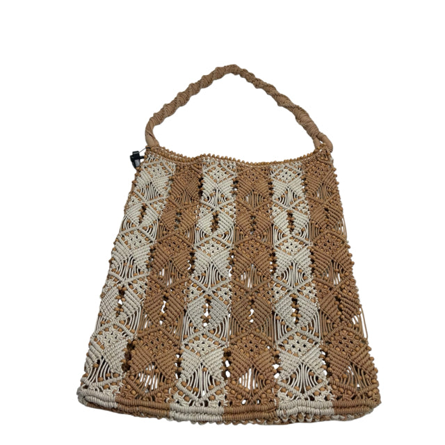 Tan/White Macrame PURSE