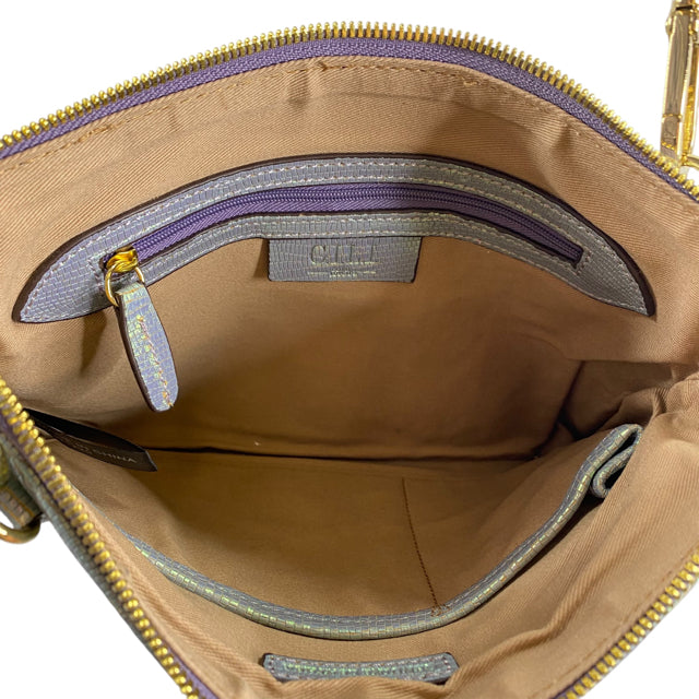 GILI Blue Snake Look Shoulder PURSE