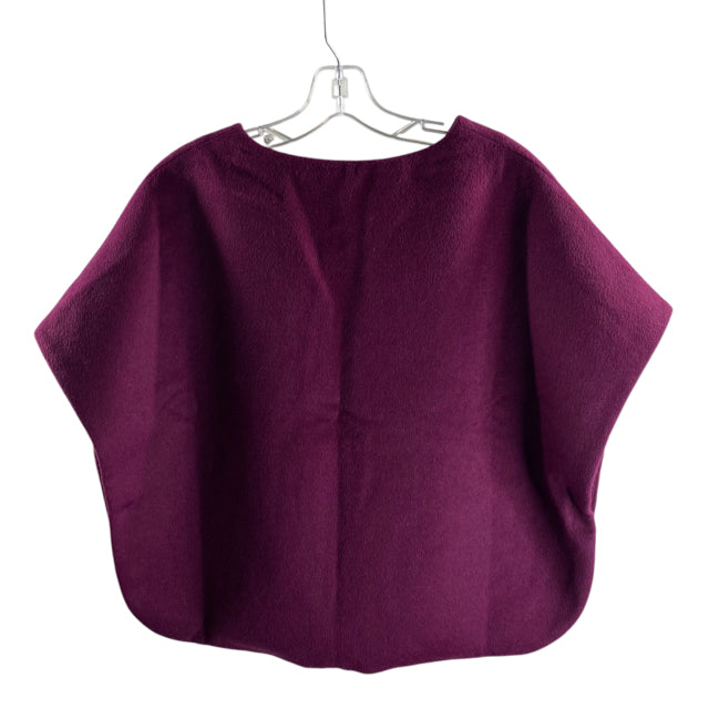TALBOTS Size SMALL Cranberry Button Front Polyester Blend NWT CAPE