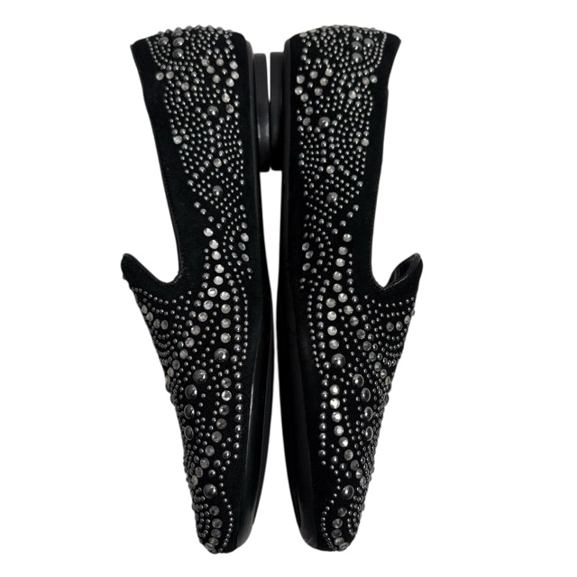 VANELI Size 6 Black/Silver Flats Rhinestones NWOT SHOE