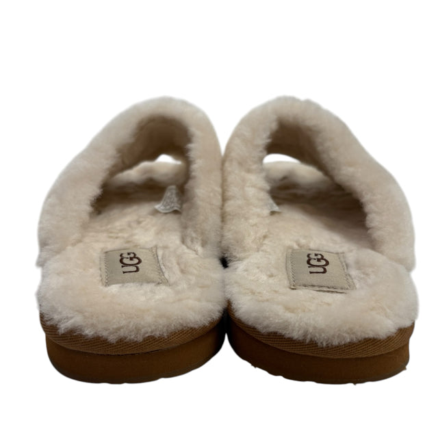 UGG Size 8 Cream Slide Shearling SHOE