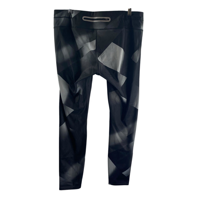 ATHLETA Size X-LARGE Black Print Leggings ACTIVE PANT