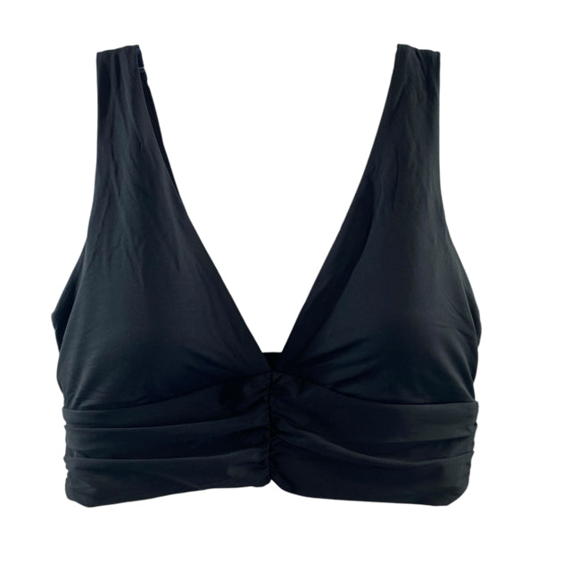 ATHLETA Size LARGE Black Sports Bra ACTIVE TOP