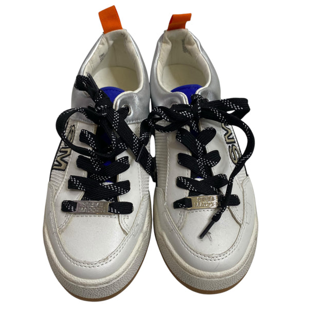 STEVE MADDEN Size 6 1/2 White/Black Sneaker NWOT SHOE