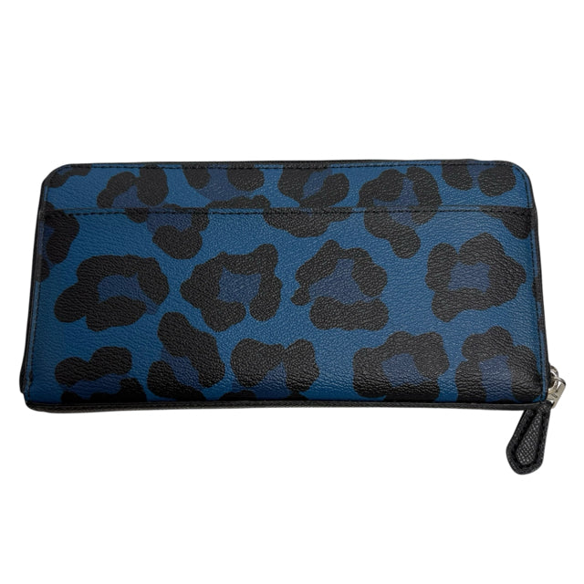 COACH Blue/Black Leather NWOT WALLET