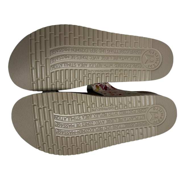 MEPHISTO Size 38 Gold Sandal NWT SHOE