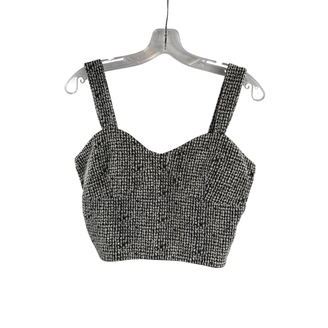ERI+ALI Size MED B/W Strappy Corset TOP