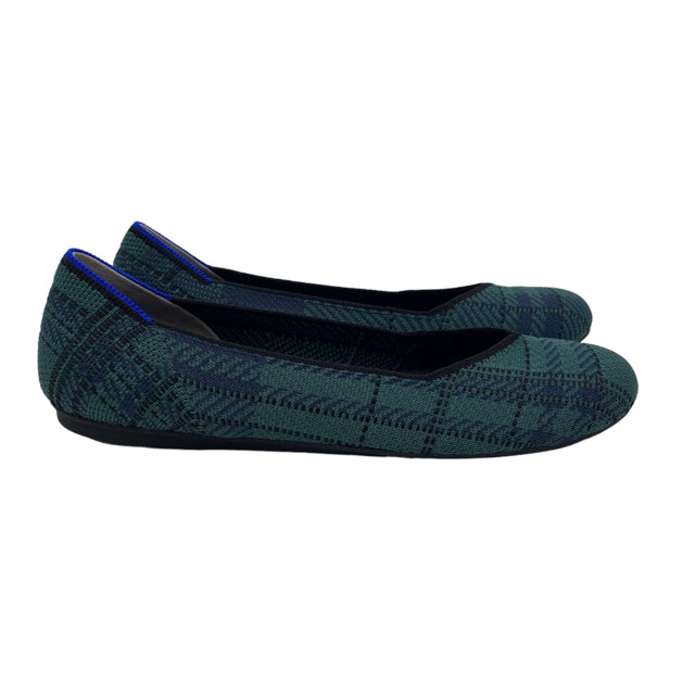 ROTHY'S Size 9 1/2 Green Round Toe NWOT SHOE