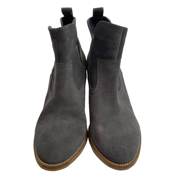 BLONDO Size 9 Gray Wedge Heel Suede NWOT BOOT