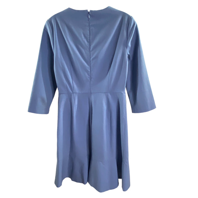 BANANA REPUBLIC Size 0 Light Blue 3/4 Sleeve DRESS