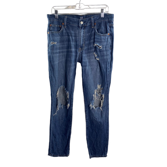 GAP Size 28 Blue Distressed Denim JEANS