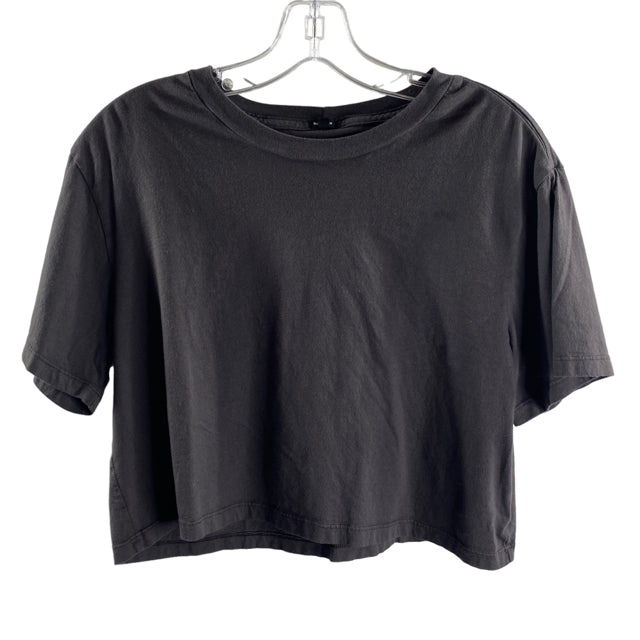 MONROW Size MEDIUM Gray Short Sleeve Tee Cotton TOP