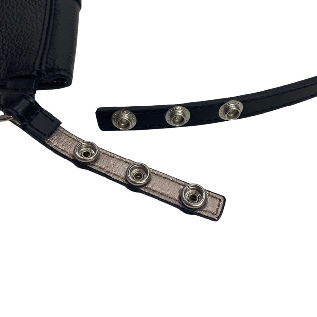 MICHAEL KORS Black Studded Leather Belt Bag PURSE