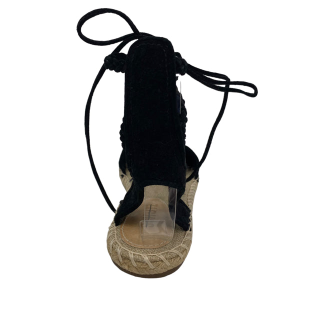 SCHUTZ Size 8 1/2 Black/Tan Espadrille Suede NWT SHOE