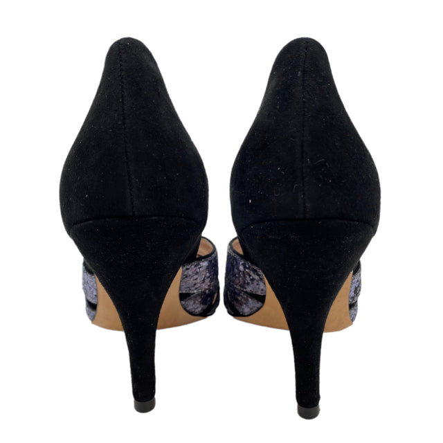 MISS ALBRIGHT Size 7 Black/Silver Pump Glitter NWOT SHOE