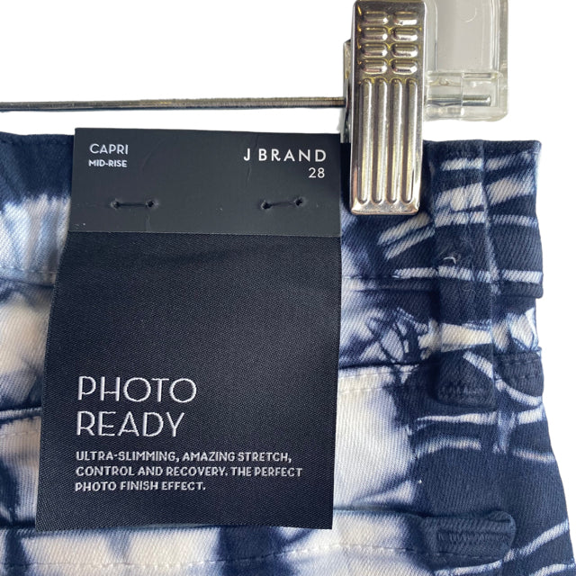 J BRAND Size 28" Blue/White Tie-Dye NWT JEANS