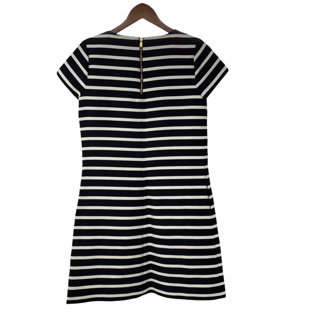 C WONDER Size XX-SMALL Black/White Stripe Short Sleeve NEW! DRESS