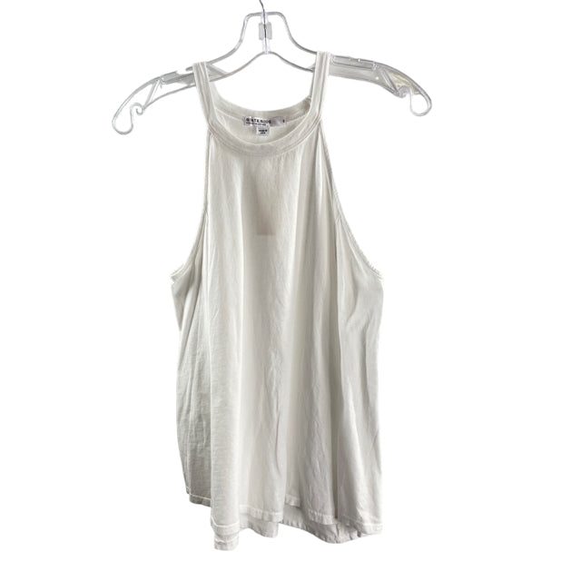 STATESIDE Size SMALL White Sleeveless Cotton NWT TOP