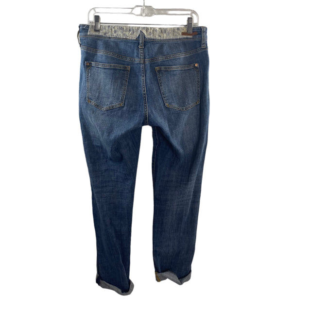 PILCRO Size 28" Light Blue Patchwork Denim JEANS