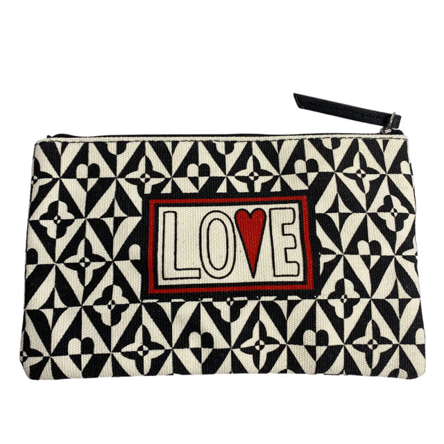 Black/White/Red Print WALLET