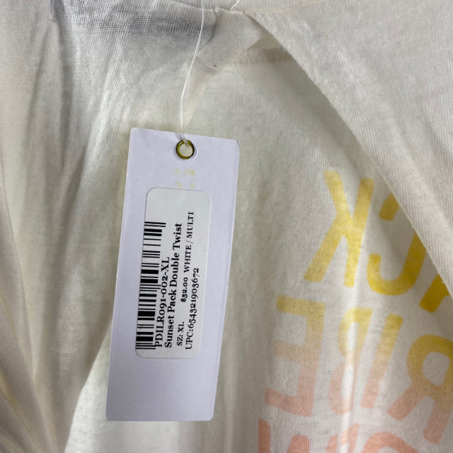 SOUL CYCLE Size X-LARGE Cream ACTIVE TOP