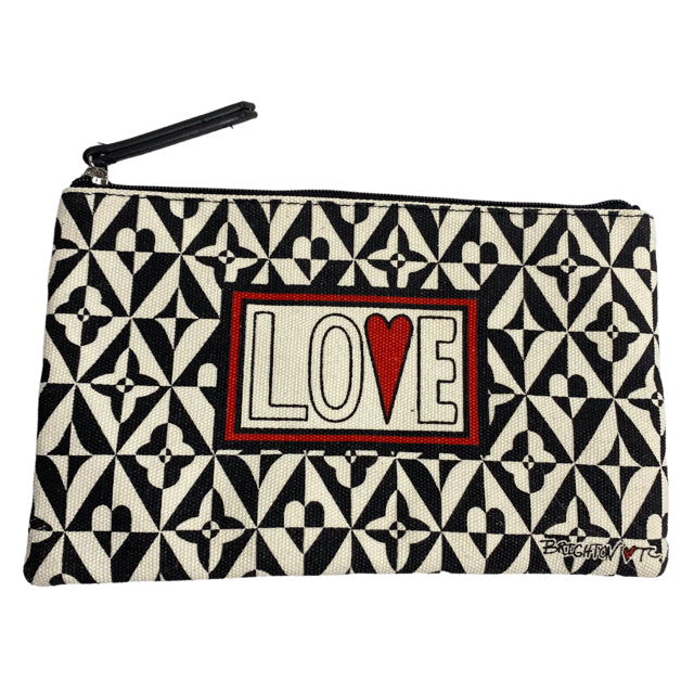 Black/White/Red Print WALLET