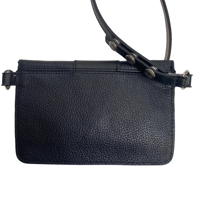 MICHAEL KORS Black Studded Leather Belt Bag PURSE