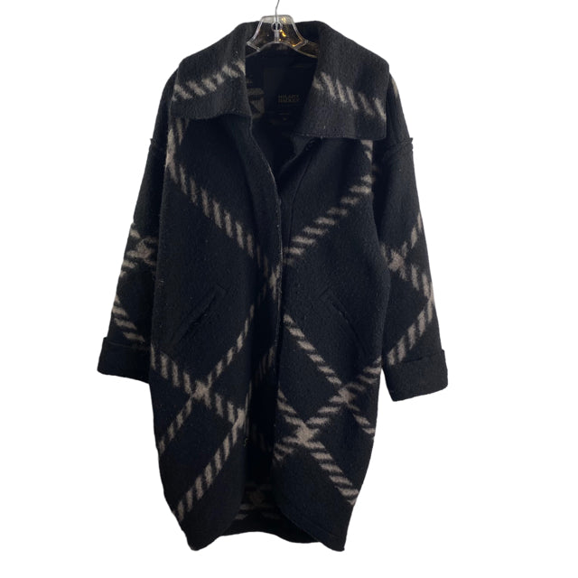 HILARY RADLEY Size SMALL Black/Gray COAT