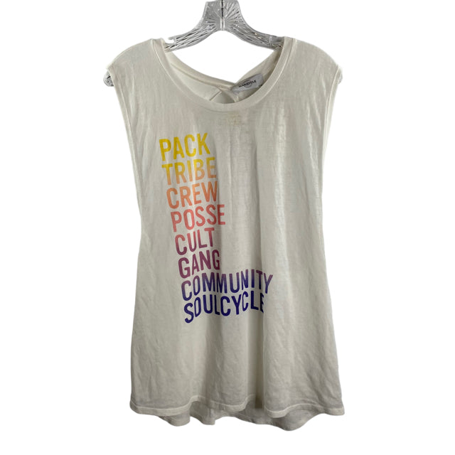SOUL CYCLE Size X-LARGE Cream ACTIVE TOP