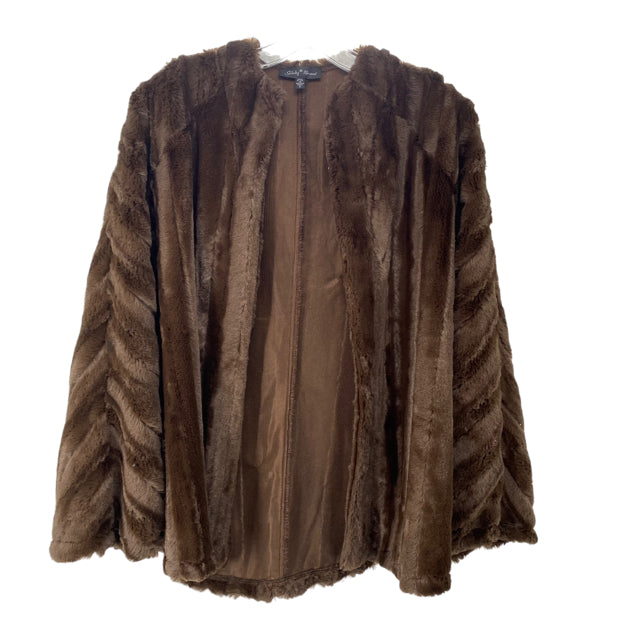 SLINKY Size SMALL Brown Faux Fur JACKET