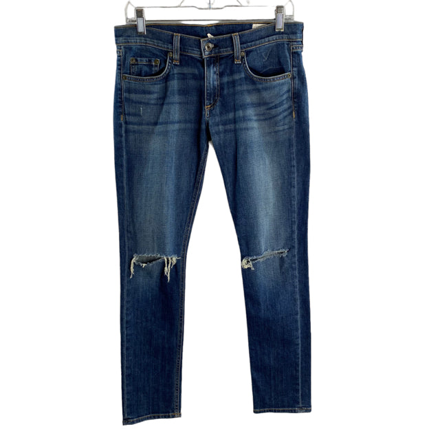RAG & BONE Size 27 Blue Denim JEANS