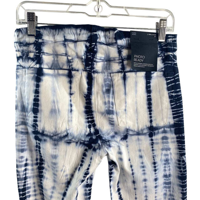 J BRAND Size 28" Blue/White Tie-Dye NWT JEANS