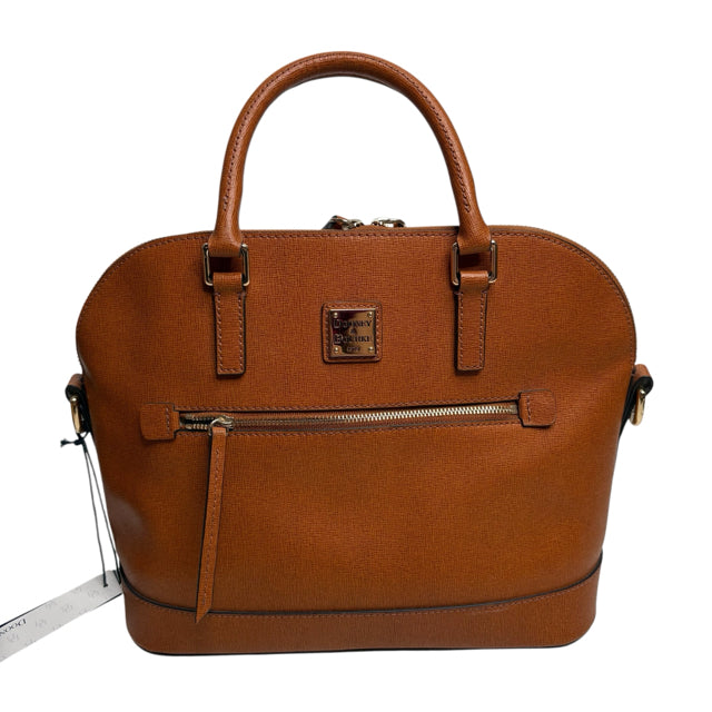 DOONEY & BOURKE White/Brown Pebble Leather PURSE