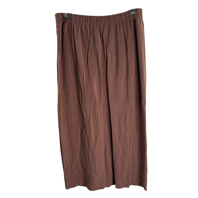 BE COOL Size LARGE Brown Wrap NWT SKIRT