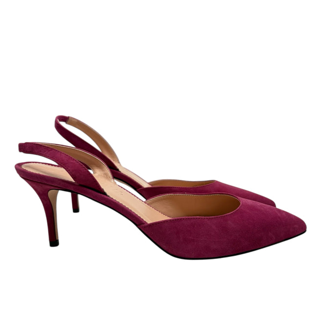 J CREW Size 9 Pink Sling Suede NWT SHOE