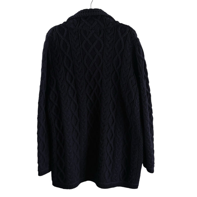 ARANCRAFTS Size X-LARGE Navy Long Sleeve NWT SWEATER