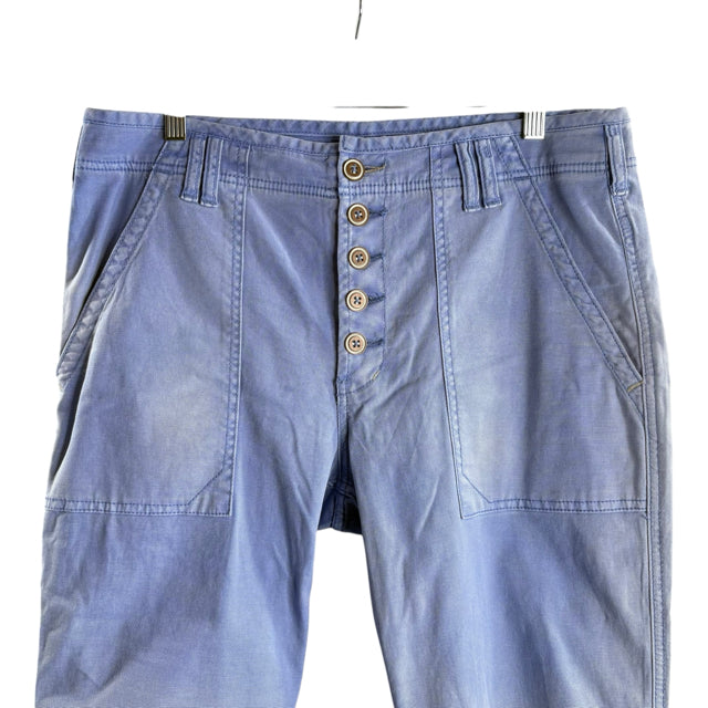 PILCRO Size 31" Periwinkle Button Fly Cotton PANTS