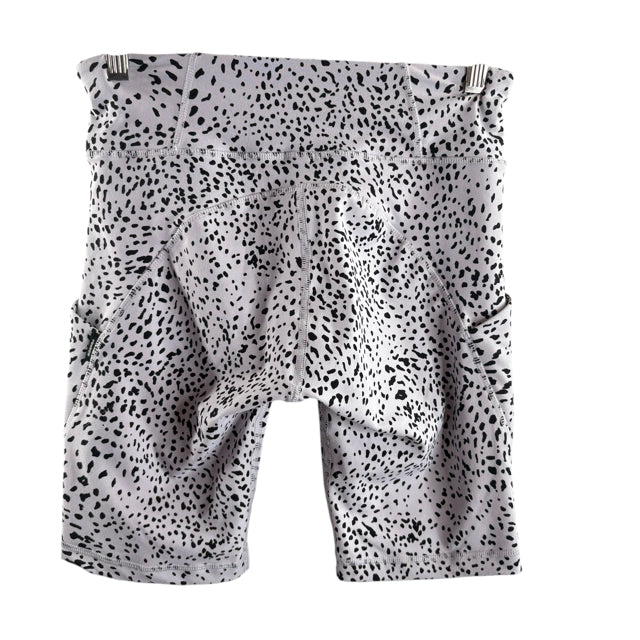 MONROW Size SMALL Gray/Black Spatter SHORTS