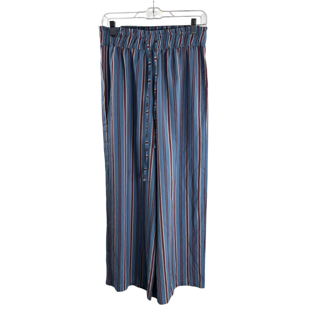 PETAL & PUP Size MED Blue/Red Stripe PANTS