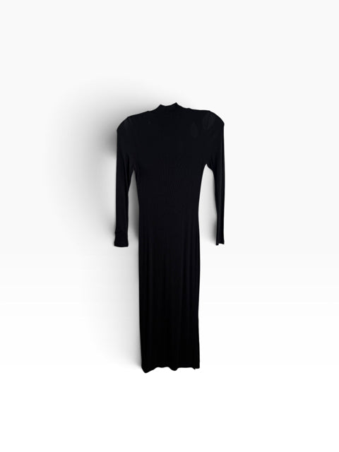 LNA Size SMALL Black Long Sleeve Stretch DRESS