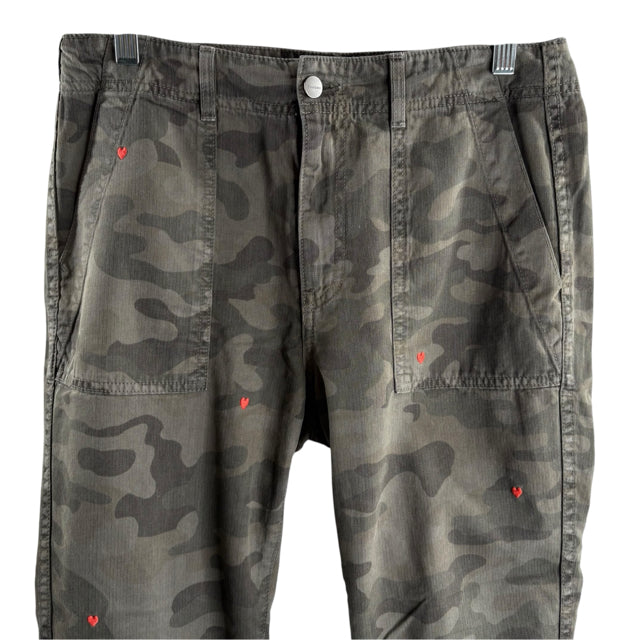SUNDRY Size 28 Green Camo PANTS
