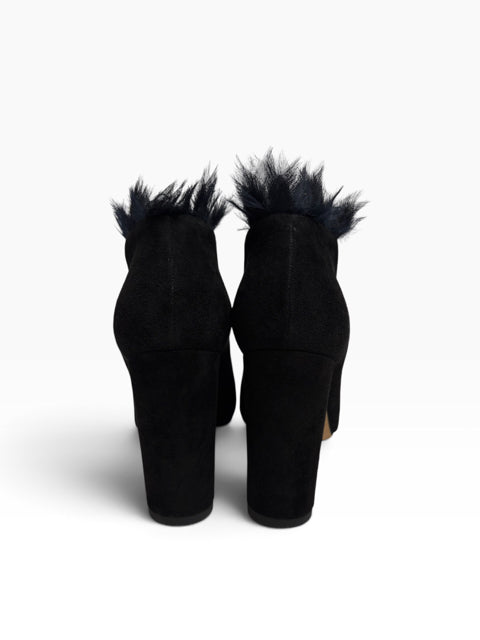 JIMMY CHOO Size 38 Black Bootie SHOE