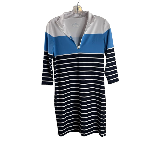 SOUTHERN TIDE Size X-SMALL Blue/White Stripe ACTIVE TOP